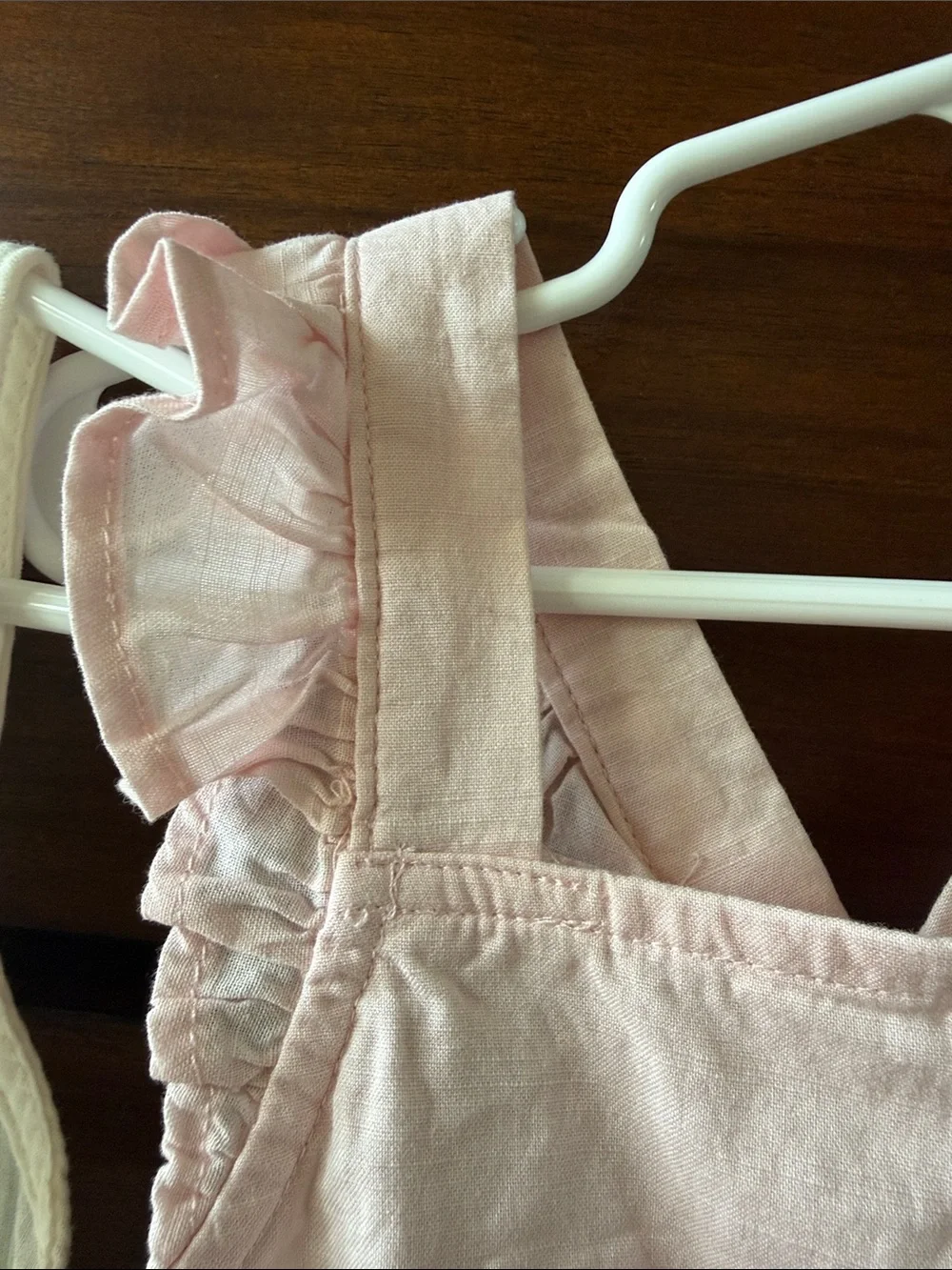H&M Pink & Cream Button-Front Summer Dresses for Girls 3T NWT
